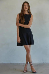 Slow Dancing Mini Dress - Black (Style L7708)