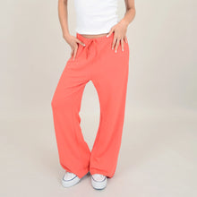 Load image into Gallery viewer, Popola Slub Terry Pant Set - Radiant Red
