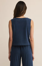 Load image into Gallery viewer, Solace Jersey Denim Top - Dk Indigo 

