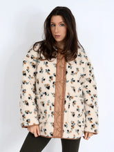 Load image into Gallery viewer, Sophia Sherpa Jacket - Cream/Multi Floral
