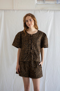 Sophie Top - Leopard Print