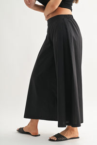 Spring Breeze Wide Leg Pants - Black