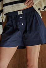 Load image into Gallery viewer, Stay In Boxer Shorts - Navy Blue (Style #L8451)
