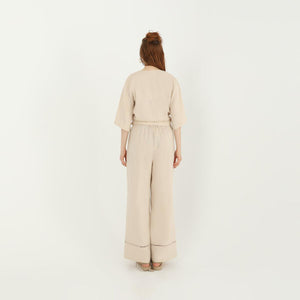 Summer Linen Pants - Ecru