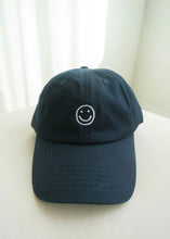 Load image into Gallery viewer, Smiley Baseball Cap - Cream, Forest Green, Chocolate, Khaki, Rose, Black, Navy
