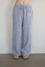 Load image into Gallery viewer, Benji Boxer Lounge Pants - Navy Stripe
