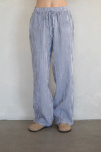 Load image into Gallery viewer, Benji Boxer Lounge Pants - Navy Stripe
