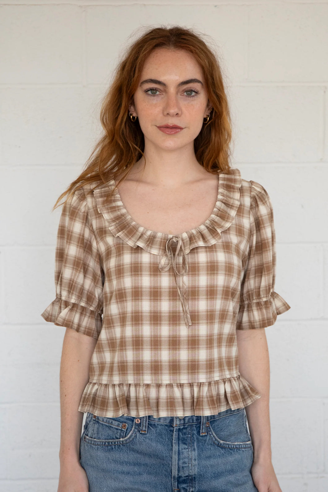 Rumi Blouse - Almond (TBT 14181)