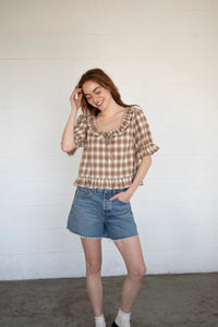 Rumi Blouse - Almond (TBT 14181)