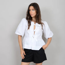 Load image into Gallery viewer, Tally Blouse - White (style: 56W267S)
