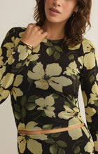 Load image into Gallery viewer, Taysha Ren Floral Mesh Top
