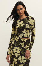 Load image into Gallery viewer, Taysha Ren Floral Mesh Top
