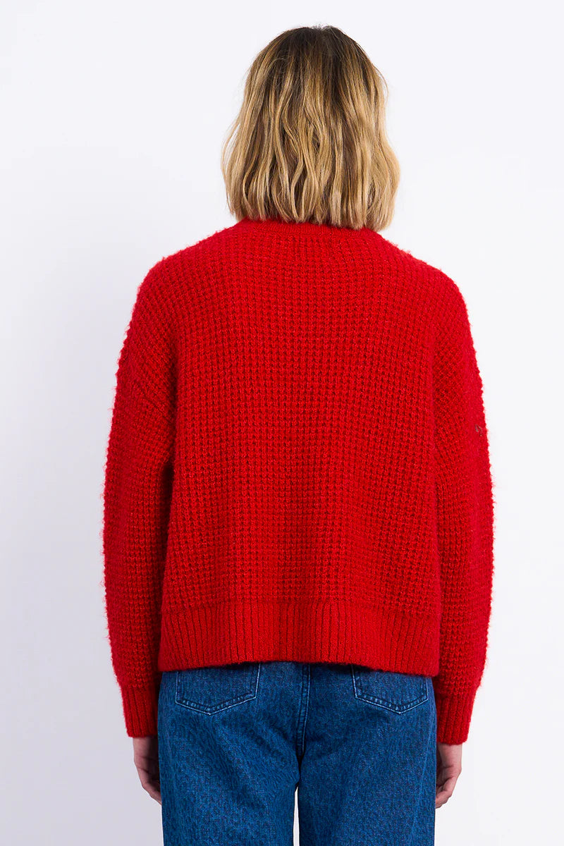 Textured Boxy Sweater – Straight Line Boutique