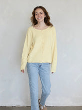 Load image into Gallery viewer, Tatum Cardigan - Butter - Powder Blue
