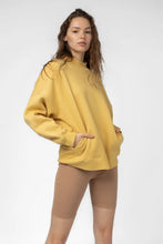 Load image into Gallery viewer, Troy Sweatshirt w/ Pockets Mustard Yellow
