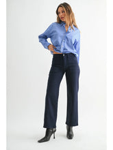 Load image into Gallery viewer, Utility Pocket Relaxed Jeans - Navy (Style: JP389)
