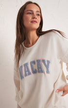 Load image into Gallery viewer, VACAY Oversized Sweatshirt - Cloud Dancer
