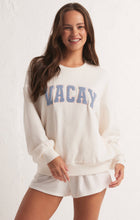 Load image into Gallery viewer, VACAY Oversized Sweatshirt - Cloud Dancer
