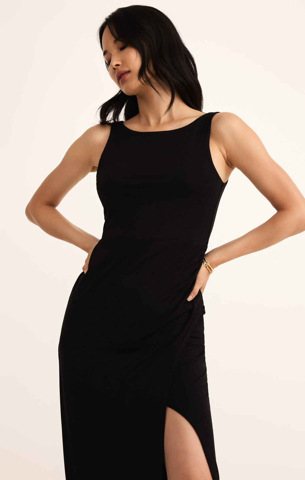 Valencia Midi Dress - Black