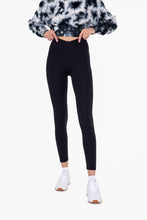 Load image into Gallery viewer, Venice Crossover Waist Legging - Black
