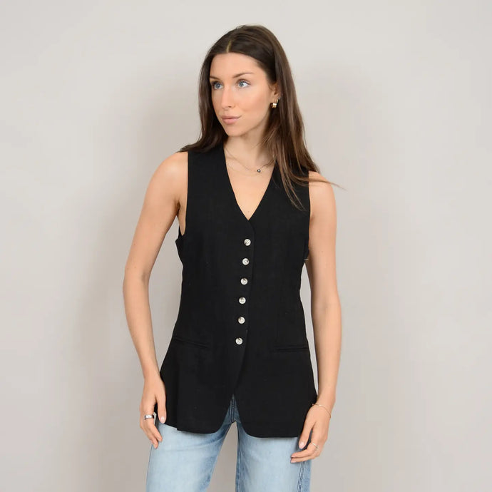 Vestria Vest - Black (Style#56W243S)