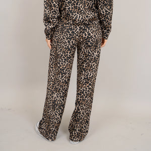 Victoria Modal Scuba Pant - Leopard 