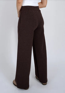Victoria Modal Scuba Pant - Umber Melange (brown)