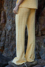 Load image into Gallery viewer, Walk With Me Crochet Pants - Dusty Yellow
