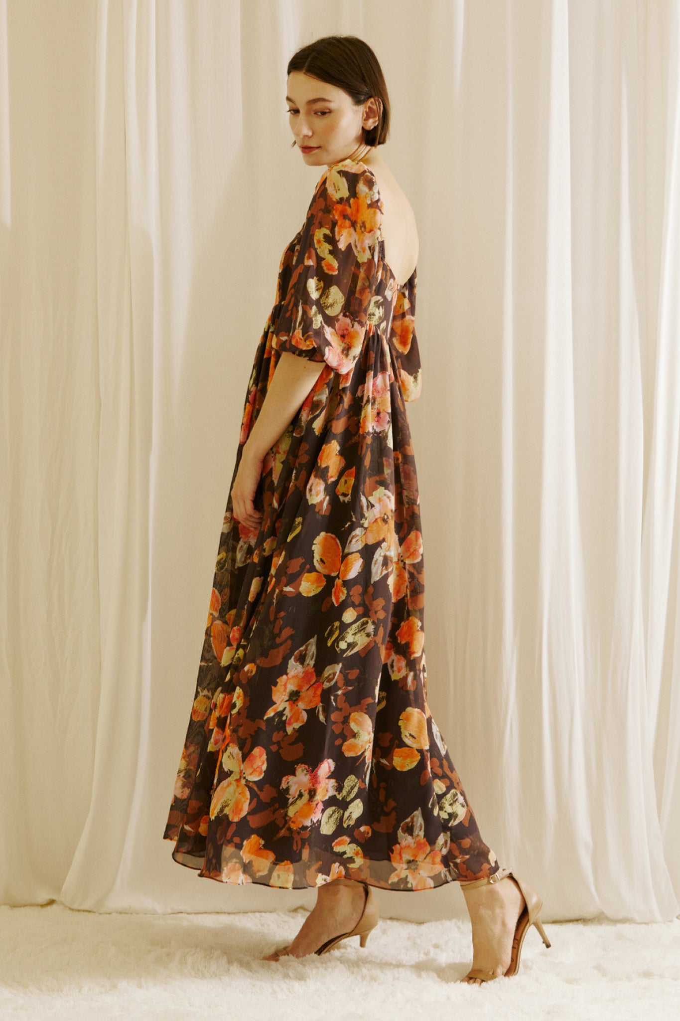 Warm Floral Maxi Dress Straight Line Boutique Warm Floral Maxi Dress Straight Line Boutique
