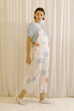 Load image into Gallery viewer, Floral Denim Overalls - Pastel Multi
