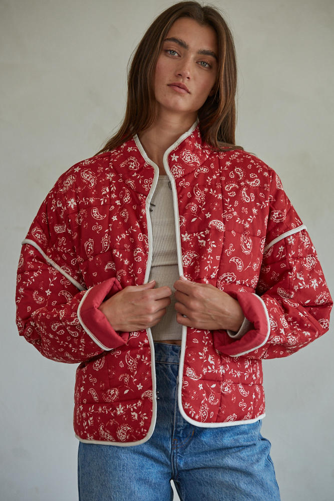 Wild Card Jacket - Red (Style L7516)