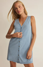 Load image into Gallery viewer, Solace Denim Mini Dress - Ocean Air Indigo
