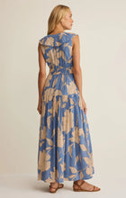 Load image into Gallery viewer, Malene Bloom Floral Maxi Dress - Blue Lake
