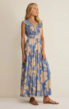 Load image into Gallery viewer, Malene Bloom Floral Maxi Dress - Blue Lake
