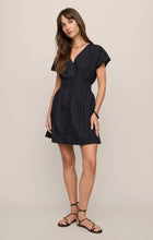 Load image into Gallery viewer, Mattie Striped Knit Mini Dress - Ash Black
