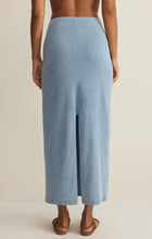 Load image into Gallery viewer, Gail Jersey Denim Midi Skirt - Ocea Air Indigo - Blue Indigo
