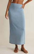 Load image into Gallery viewer, Gail Jersey Denim Midi Skirt - Ocea Air Indigo - Blue Indigo
