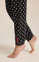 Load image into Gallery viewer, Dot Life Jogger - Black w/ Ivory Dots
