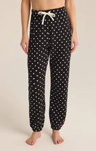 Load image into Gallery viewer, Dot Life Jogger - Black w/ Ivory Dots
