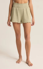 Load image into Gallery viewer, Dawn Smocked Rib Shorts - Green Lagoon or Green Meadow
