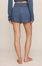 Load image into Gallery viewer, Dawn Smocked Brushed Jersey Shorts - True Navy
