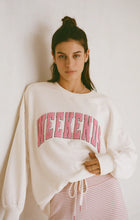 Load image into Gallery viewer, WEEKENDS Oversized Sweatshirt - Bone
