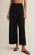 Load image into Gallery viewer, Scout Textured Slub Pants - Whisper White - Black
