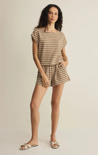 Load image into Gallery viewer, Tilly Striped Shorts- Rainforest - Taro
