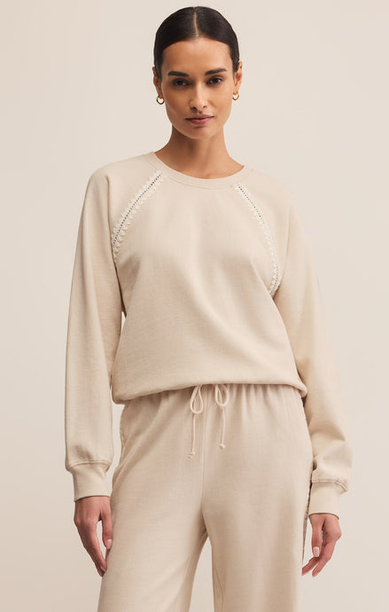 All Around Sweatshirt- Crystal