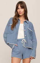 Load image into Gallery viewer, All Day Whipstitch Jacket - Santorini Indigo
