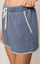 Load image into Gallery viewer, Hunter Whipstitch Denim Shorts - Santorini Indigo
