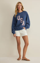 Load image into Gallery viewer, Americana Boyfriend Sweatshirt - True Navy
