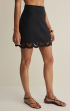Load image into Gallery viewer, Charlene Embroidered Mini Skirt - Black
