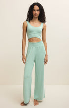 Load image into Gallery viewer, Zoe Brushed Jersey Tank Bra - Crystal Green
